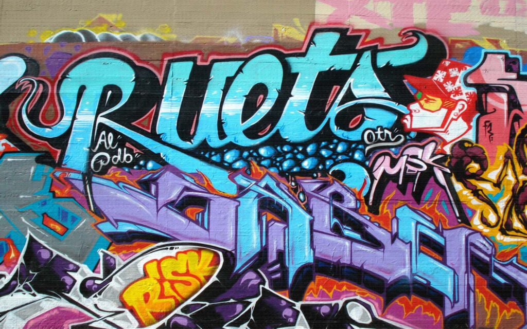 Letters vol straatkleur — volledig ontwerp