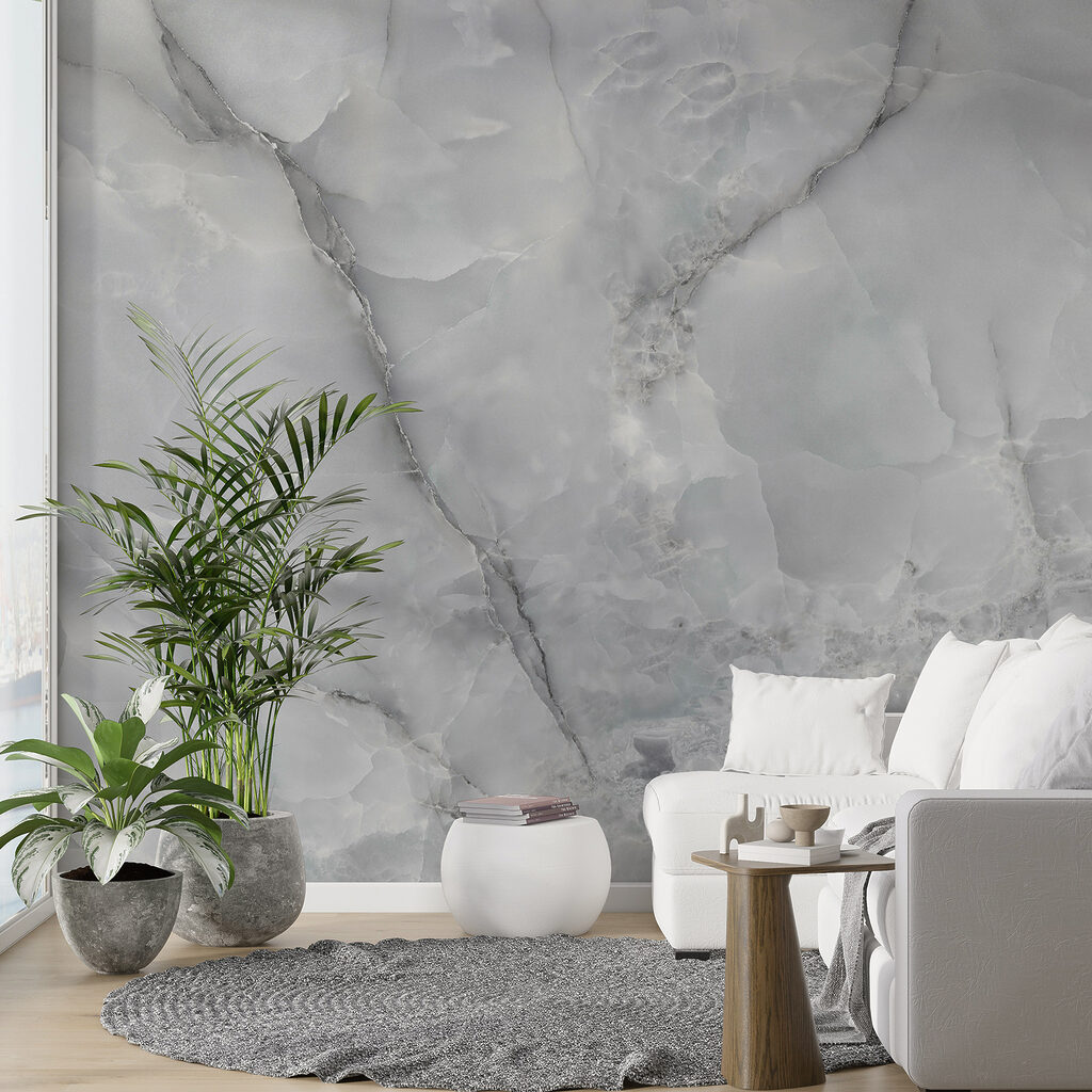 Grijze steenachtige kleurvelden — interieur 2