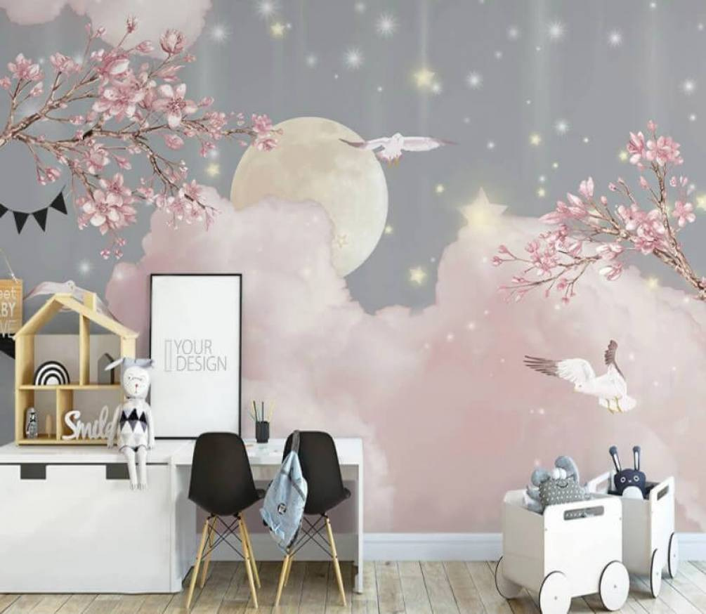 Zwanen boven roze maanwolken — interieur 1