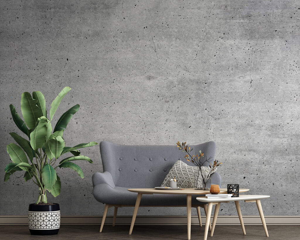 Betongrijs met fijne sporen — interieur 4