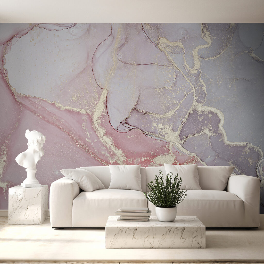 Pastelvlakken met gouden aders — interieur 3