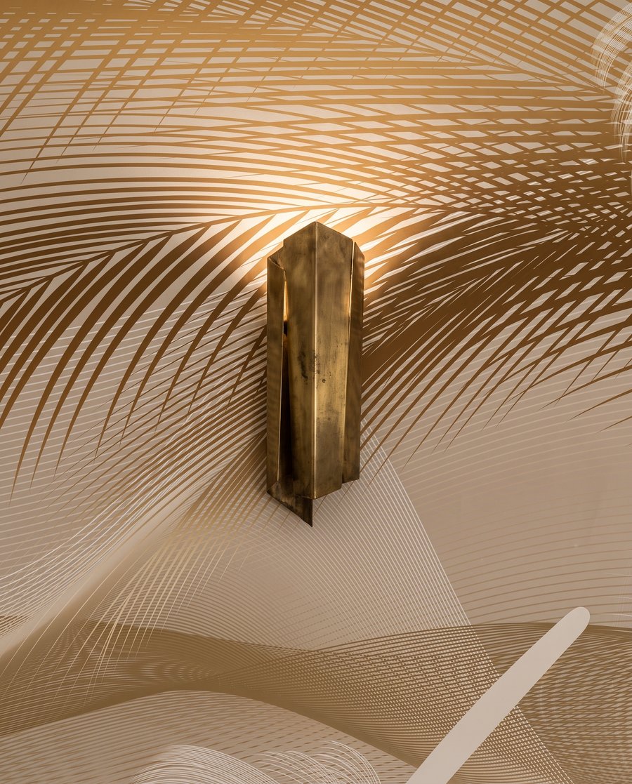Veren door warm licht — detail