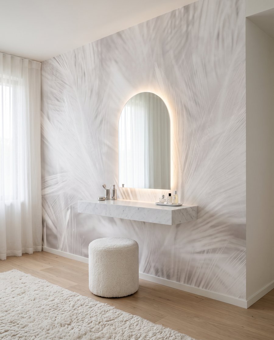 Witte veren als wolken — interieur 3