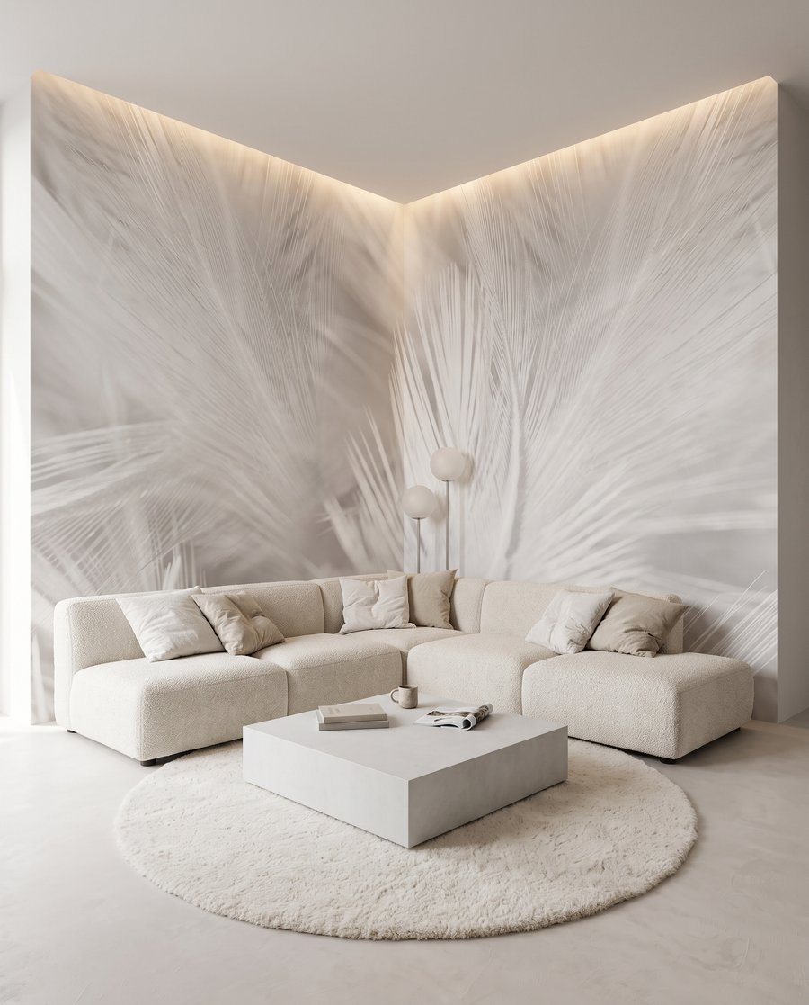 Witte veren als wolken — interieur 4