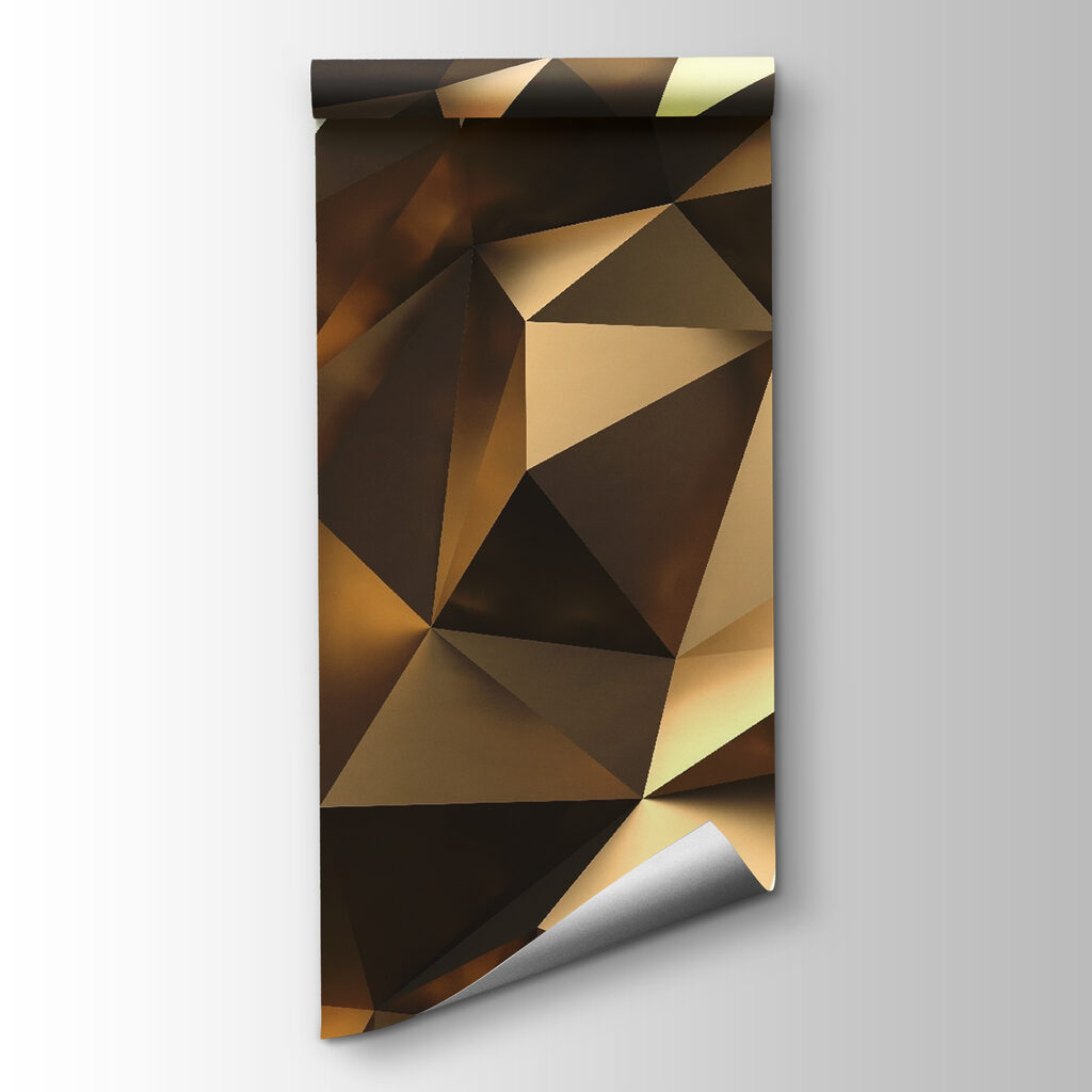Gouden facetten vangen licht — productweergave