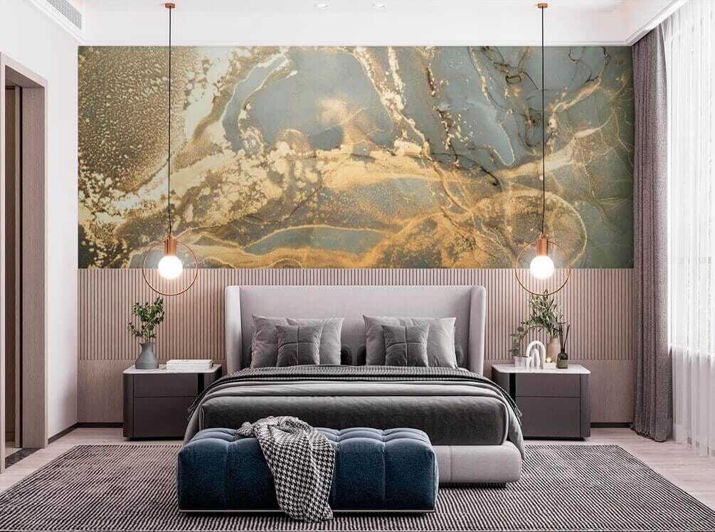 Lichte aders met goudglans — interieur 3