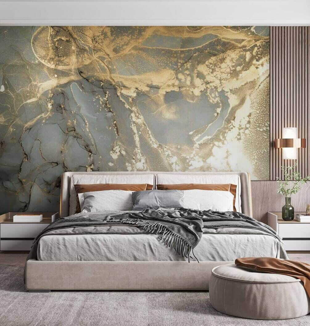 Lichte aders met goudglans — interieur 1