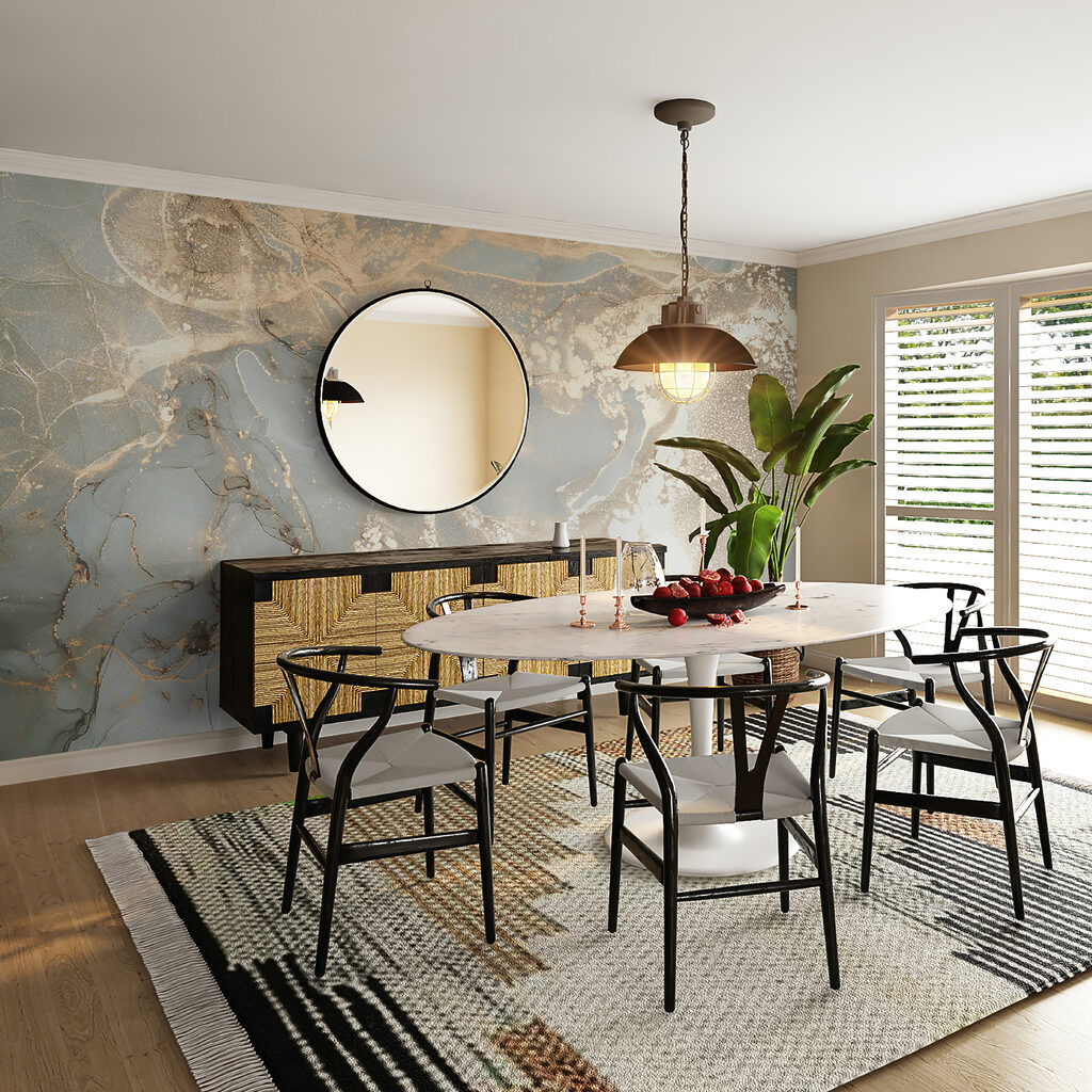 Lichte aders met goudglans — interieur 5