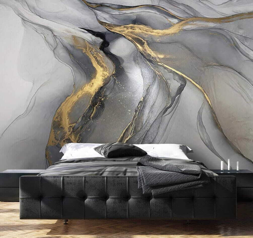 Elegante abstracte kunst in gedempte tinten — interieur 2
