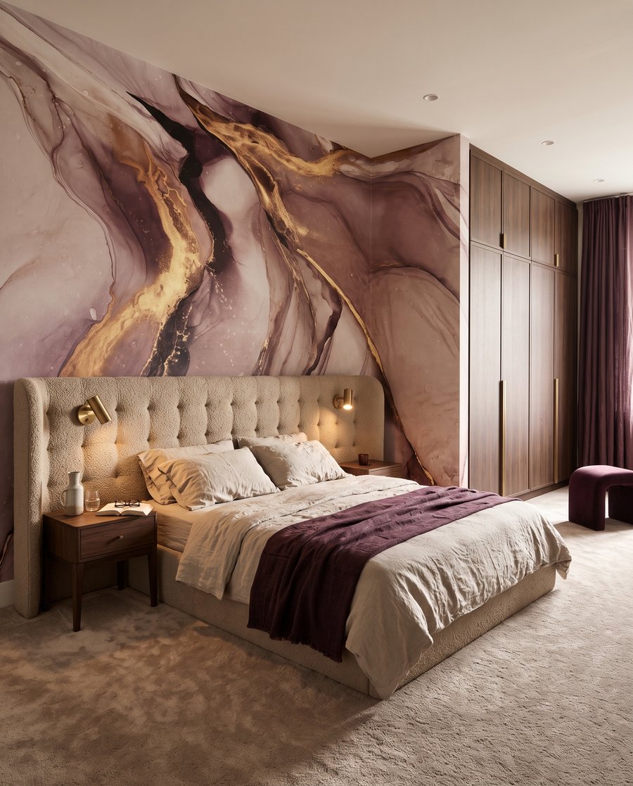 Goudaders door vloeiende kleur — interieur 2