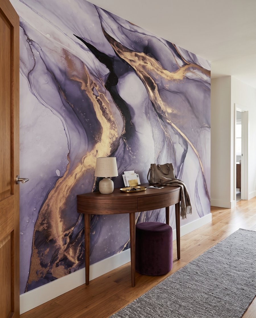 Goudaders door vloeiende kleur — interieur 4