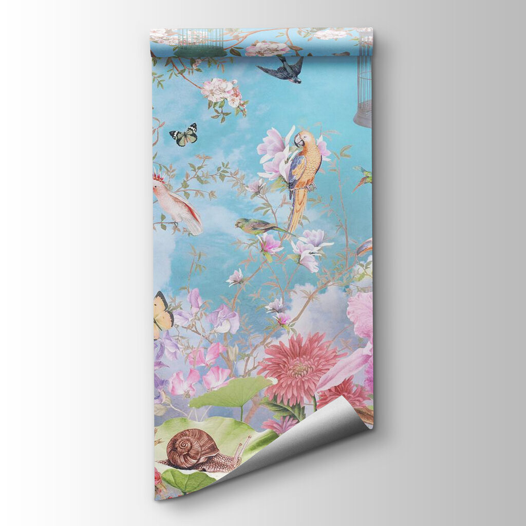 Bloementuin met hangende ballon — productweergave