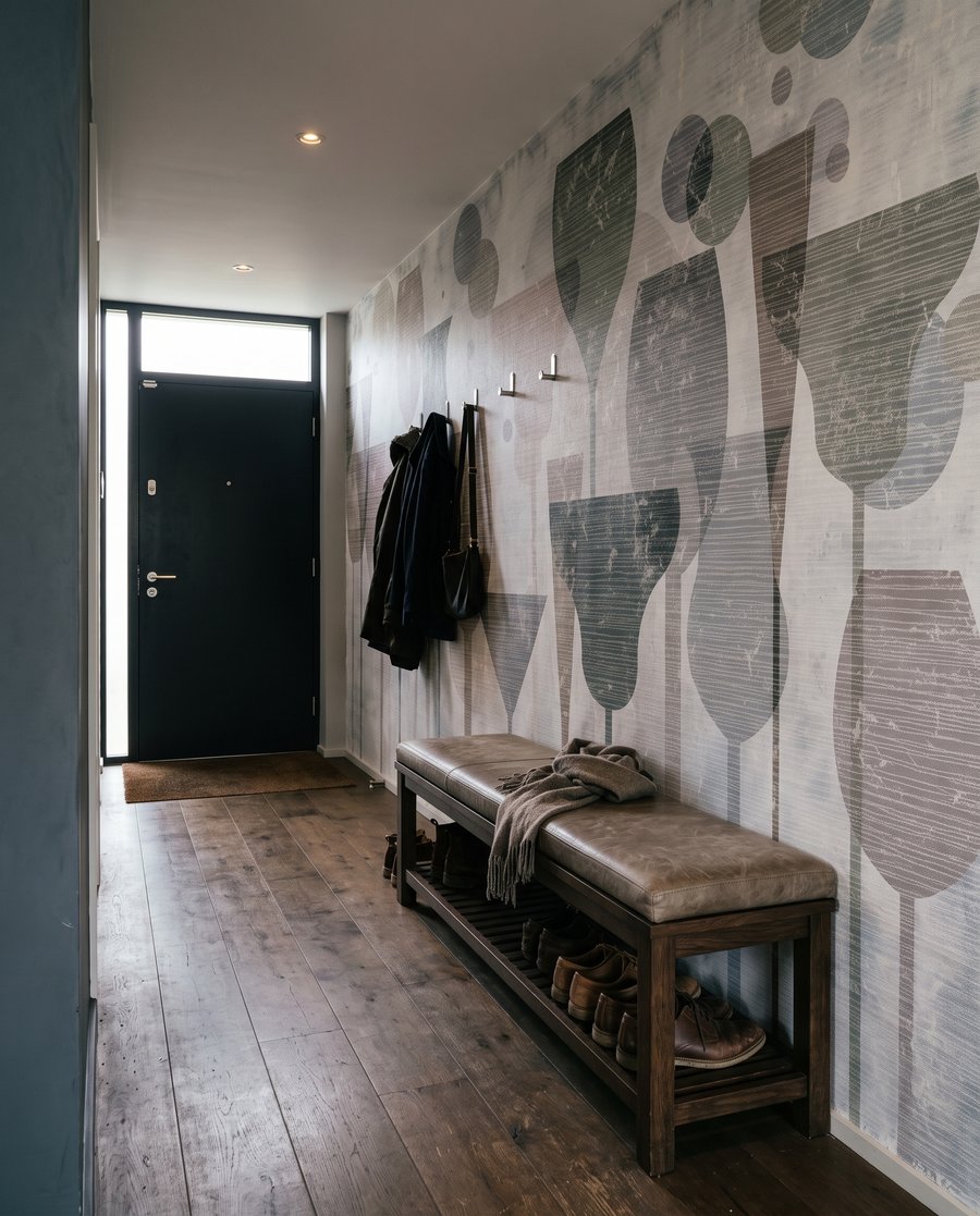 Glazen als zachte silhouetten — interieur 6