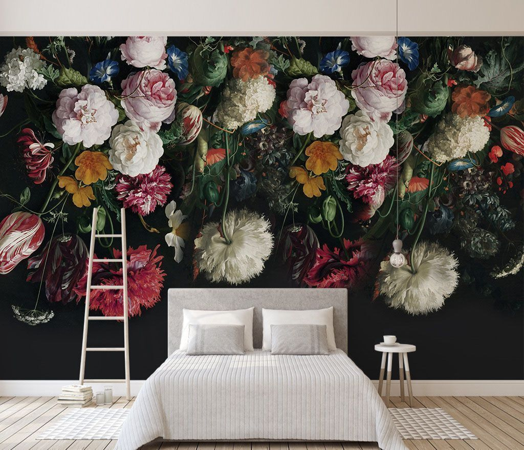 Donker boeket in herhaling — interieur 1