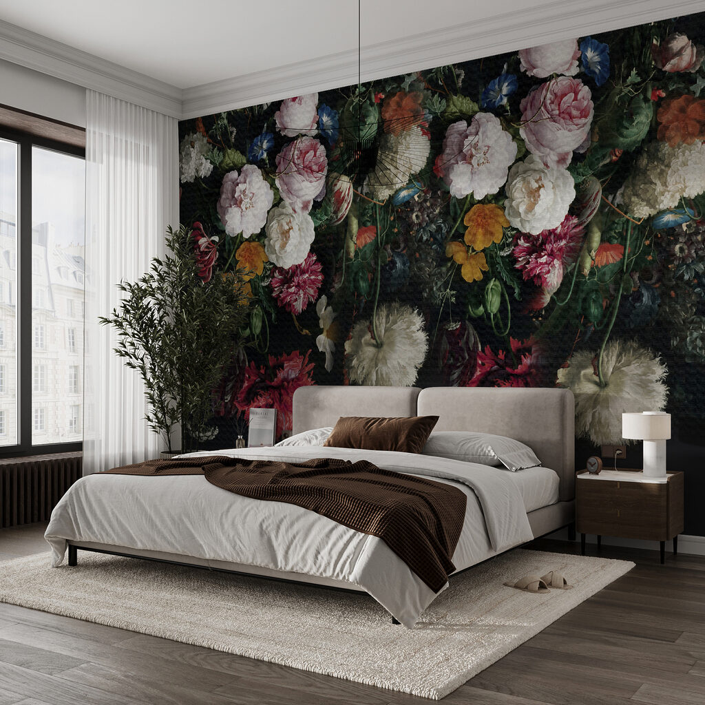Donker boeket in herhaling — interieur 6