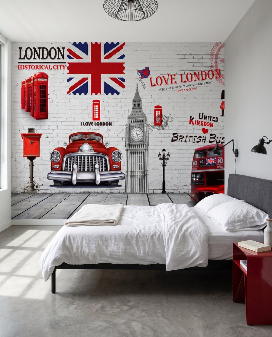 Londen met rode accenten — interieur 2