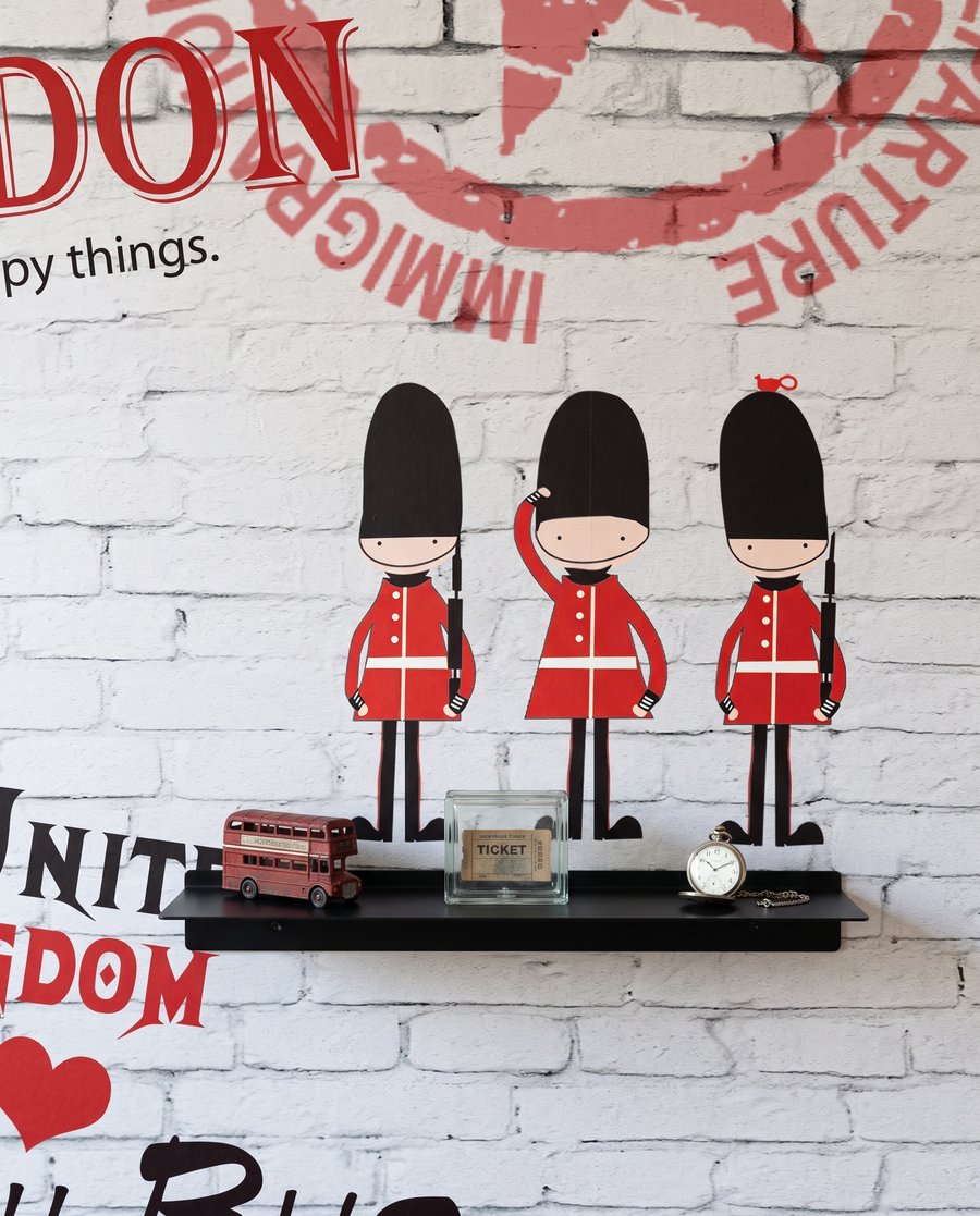 Londen met rode accenten — detail