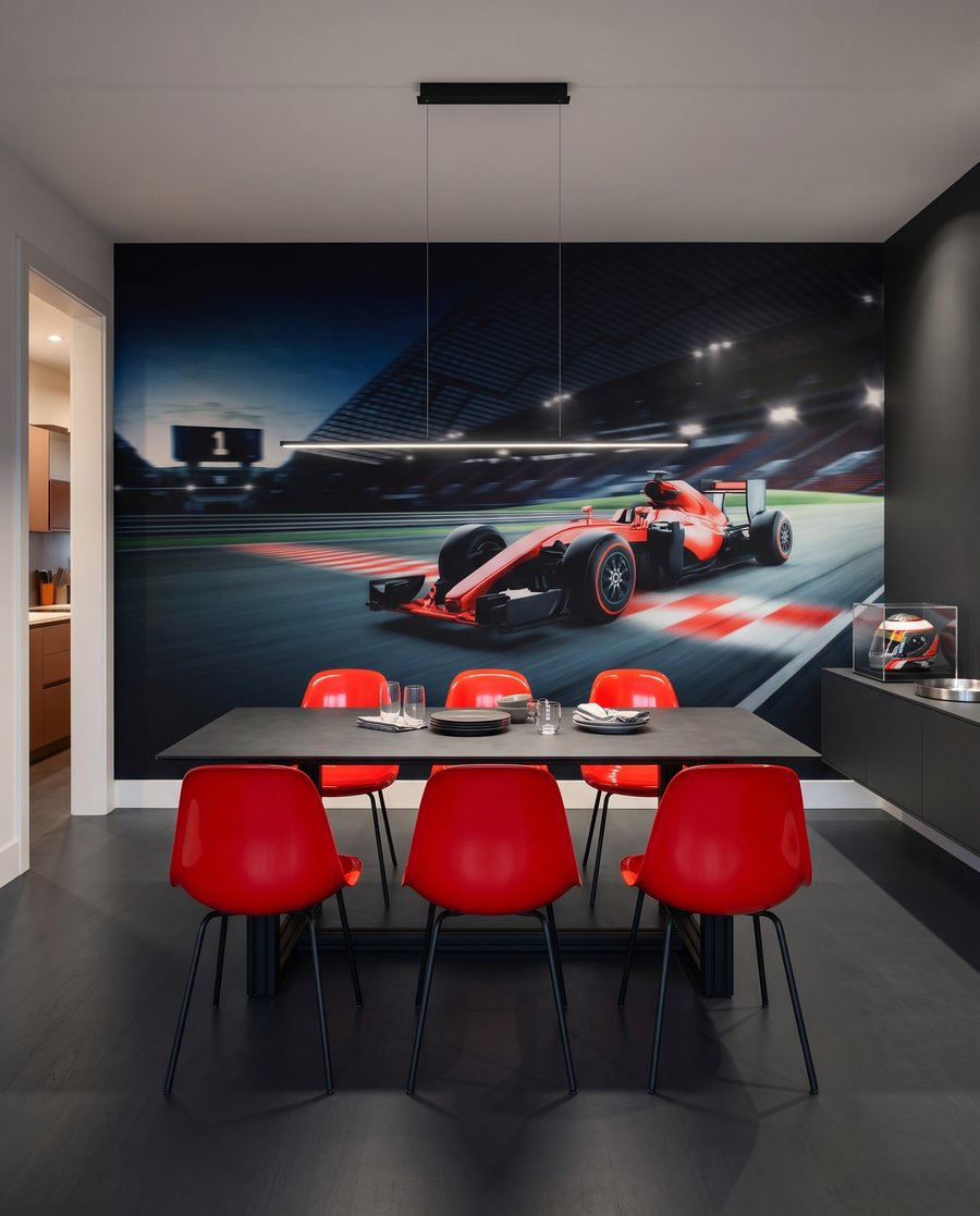 Een race door nachtlicht — interieur 4