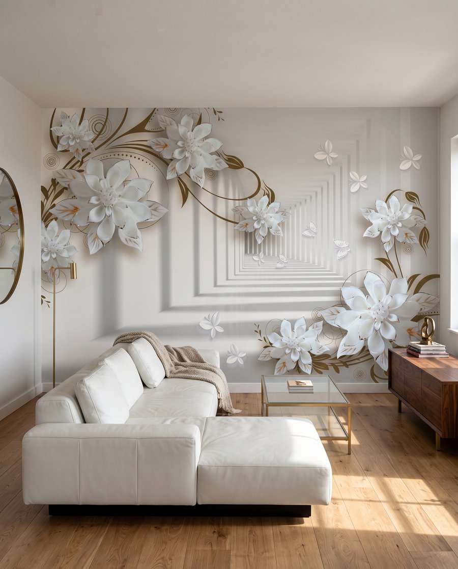 Bloemen langs diepe gangen — interieur 3