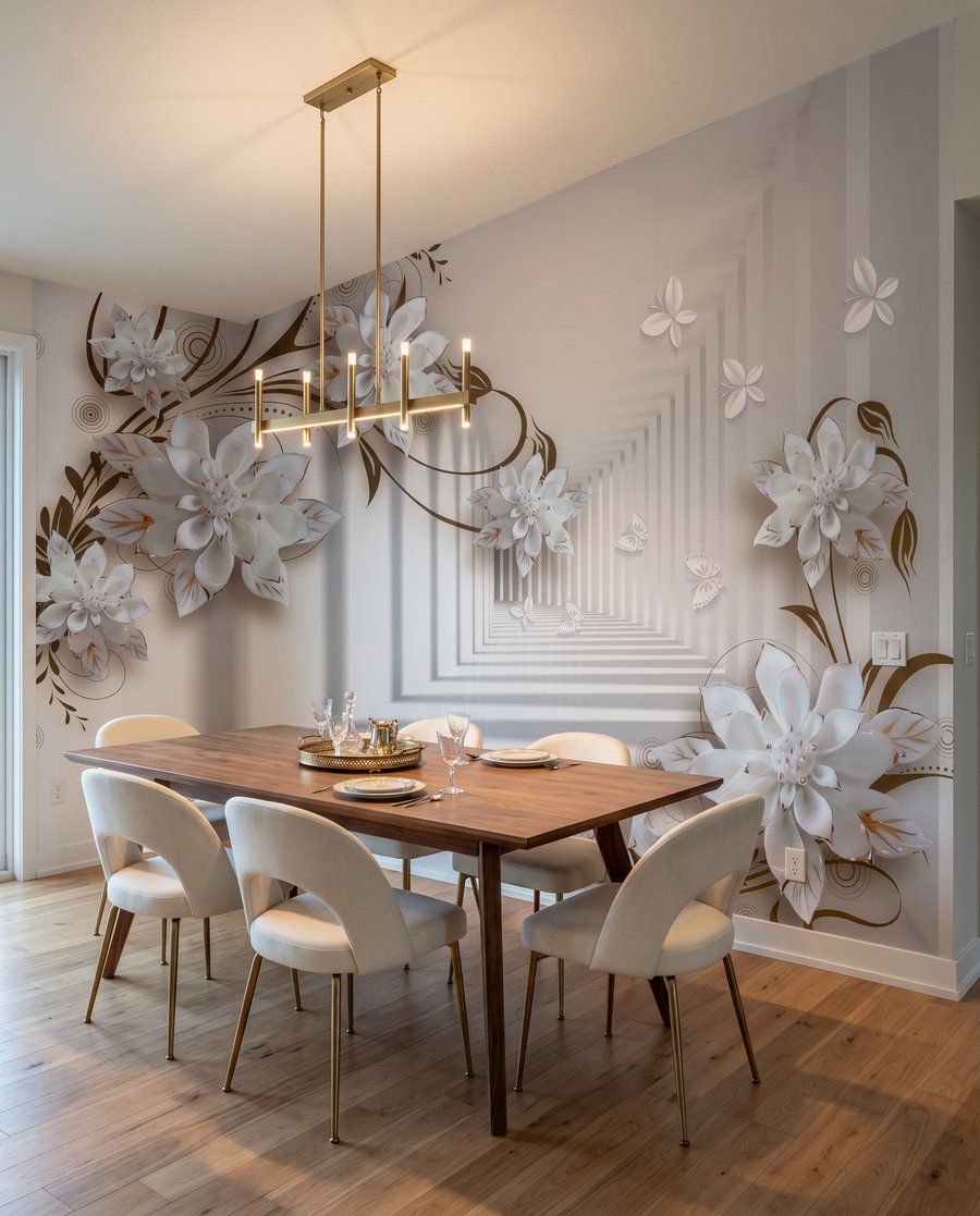 Bloemen langs diepe gangen — interieur 1