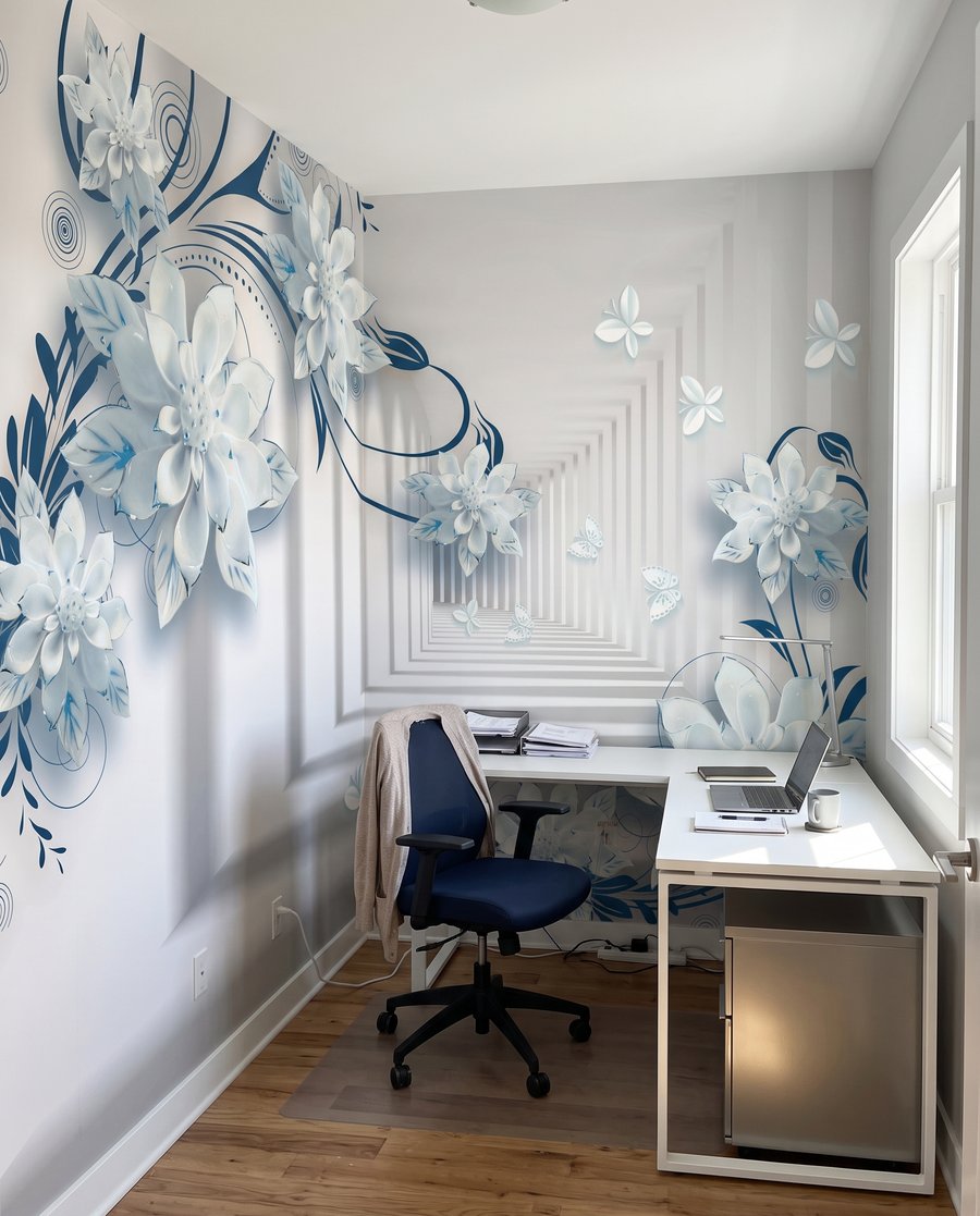 Bloemen langs diepe gangen — interieur 6