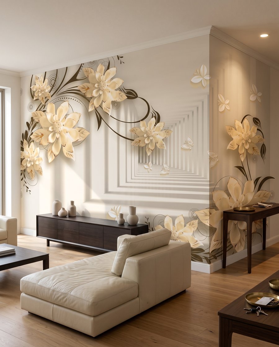 Bloemen langs diepe gangen — interieur 1