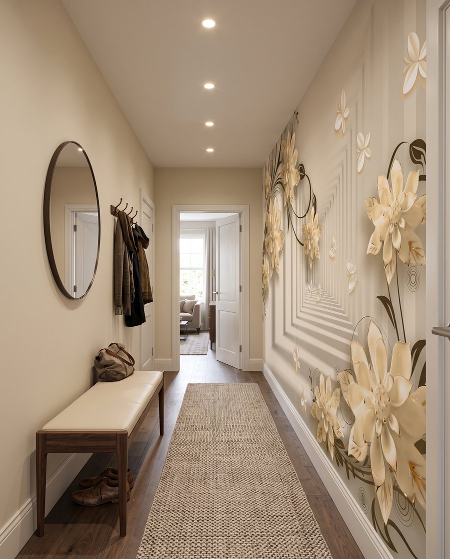 Bloemen langs diepe gangen — interieur 4