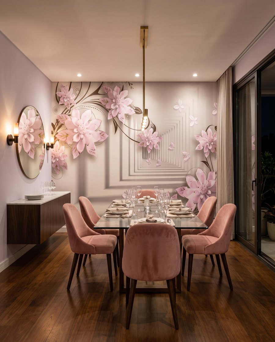 Bloemen langs diepe gangen — interieur 5