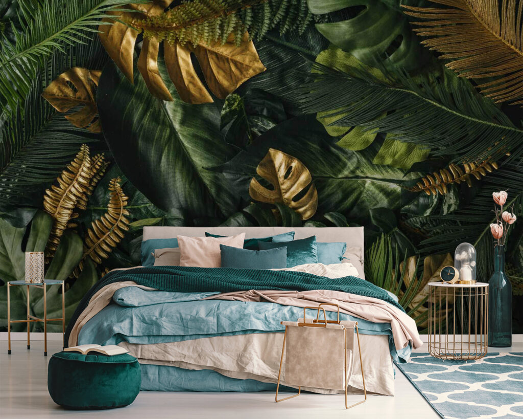 Weelderig gebladerte met decoratieve accenten — interieur 2