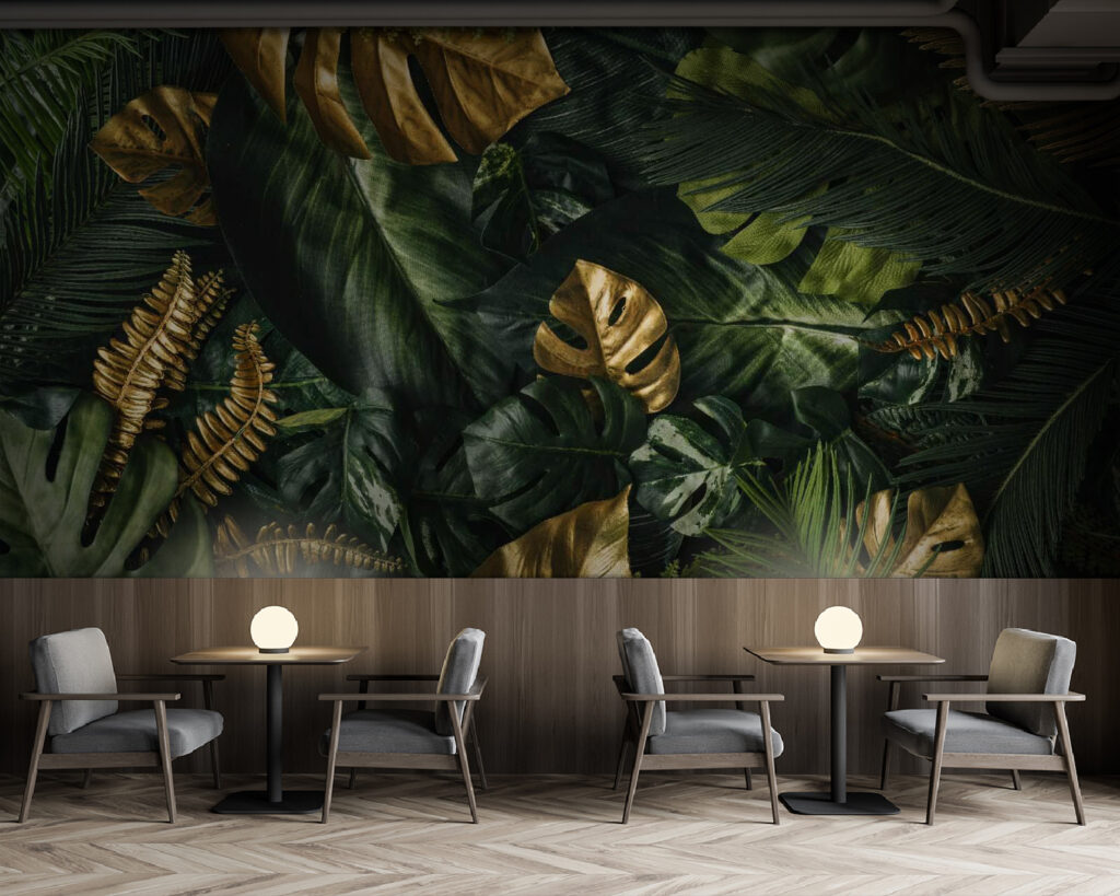 Weelderig gebladerte met decoratieve accenten — interieur 5