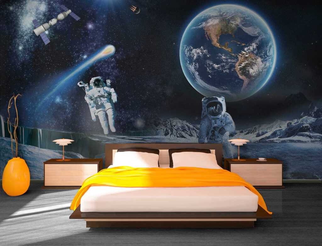 Astronauten op een maan — interieur 2