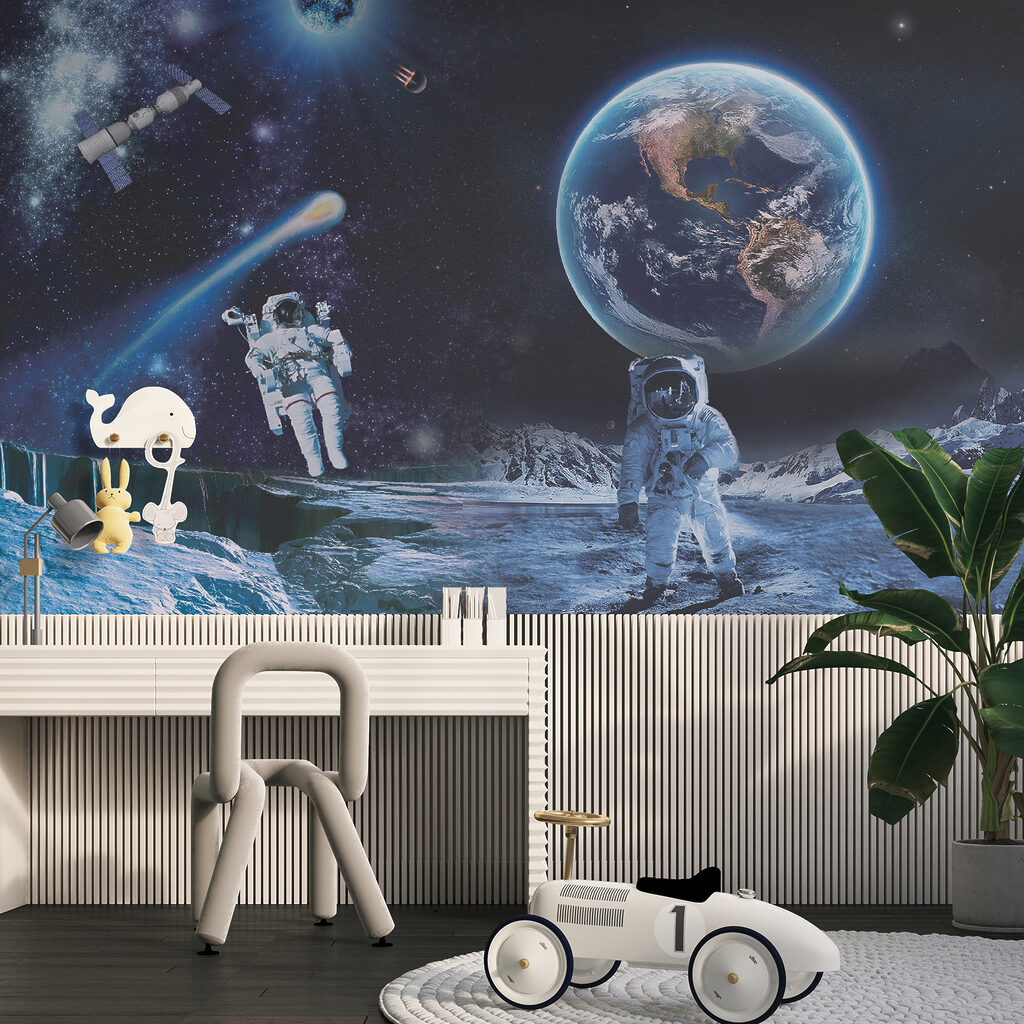 Astronauten op een maan — interieur 6