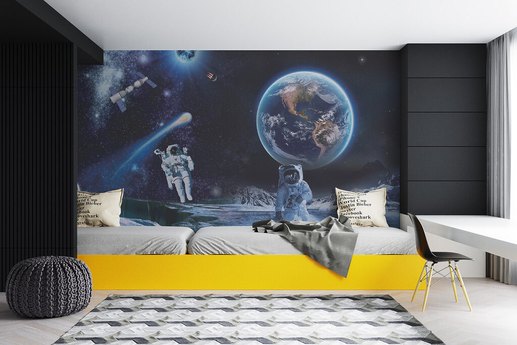 Astronauten op een maan — interieur 7