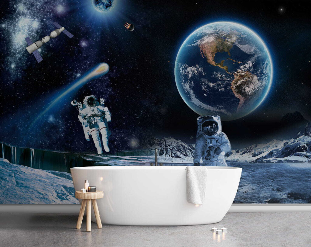 Astronauten op een maan — interieur 5