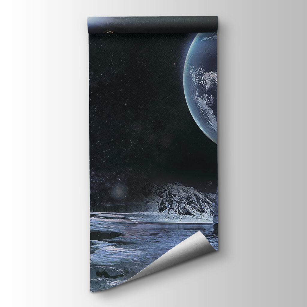 Astronauten op een maan — productweergave
