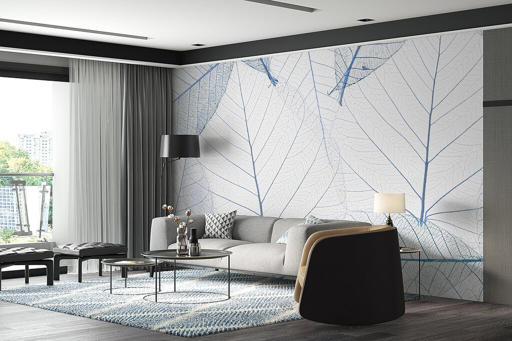 Bladgeraamtes in ragfijne lijnen — interieur 2