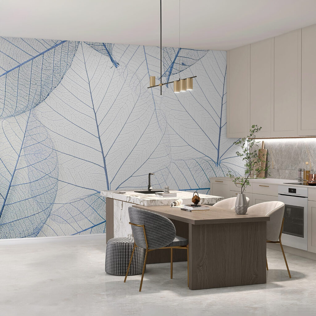 Bladgeraamtes in ragfijne lijnen — interieur 3
