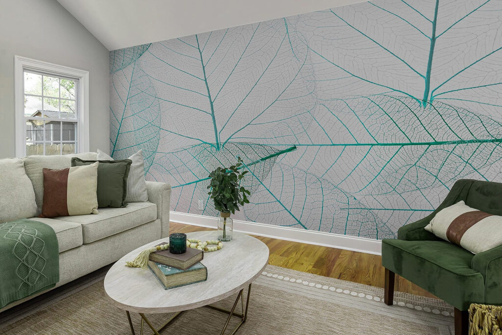 Bladgeraamtes in ragfijne lijnen — interieur 2