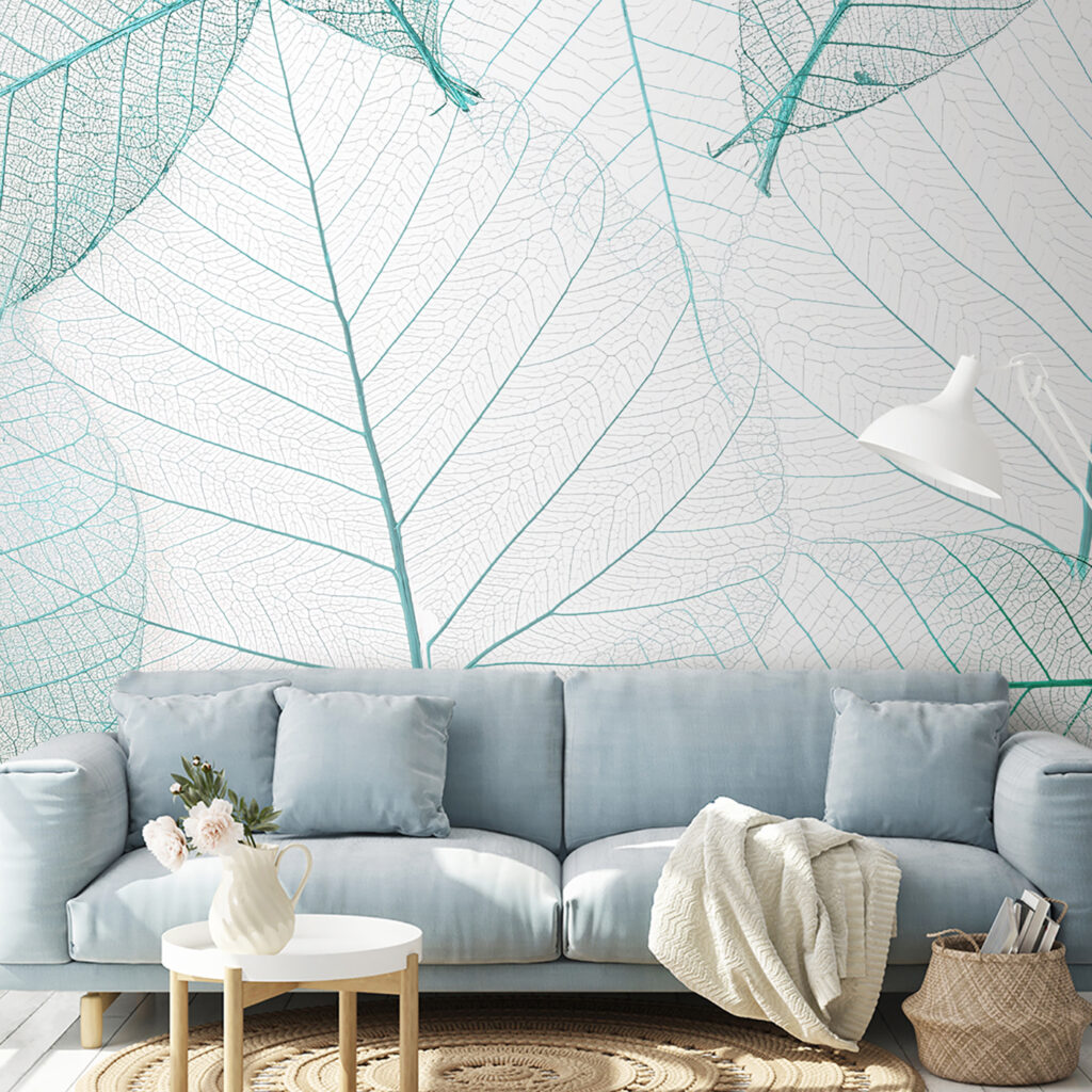 Bladgeraamtes in ragfijne lijnen — interieur 1