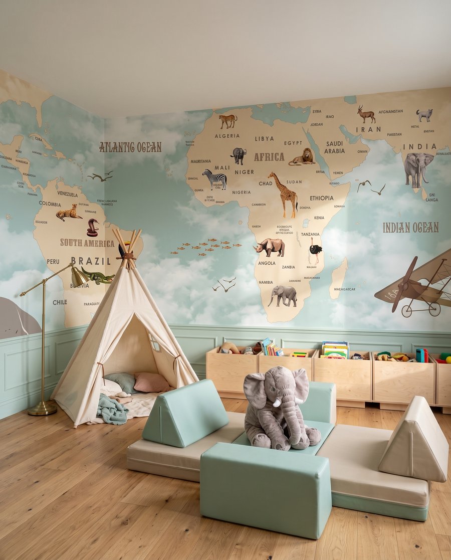 Wereldreis met kleine dieren — interieur 2