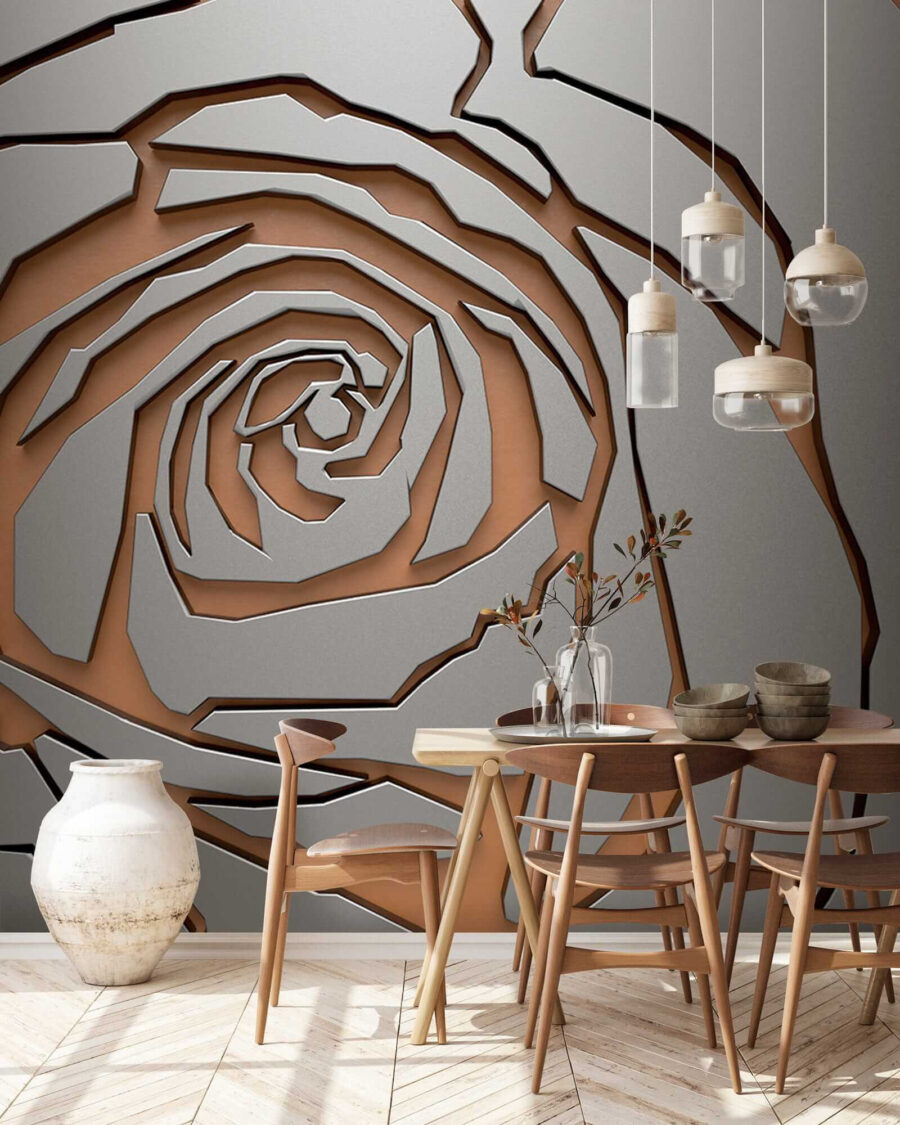 Roos in hoekige contouren — interieur 5