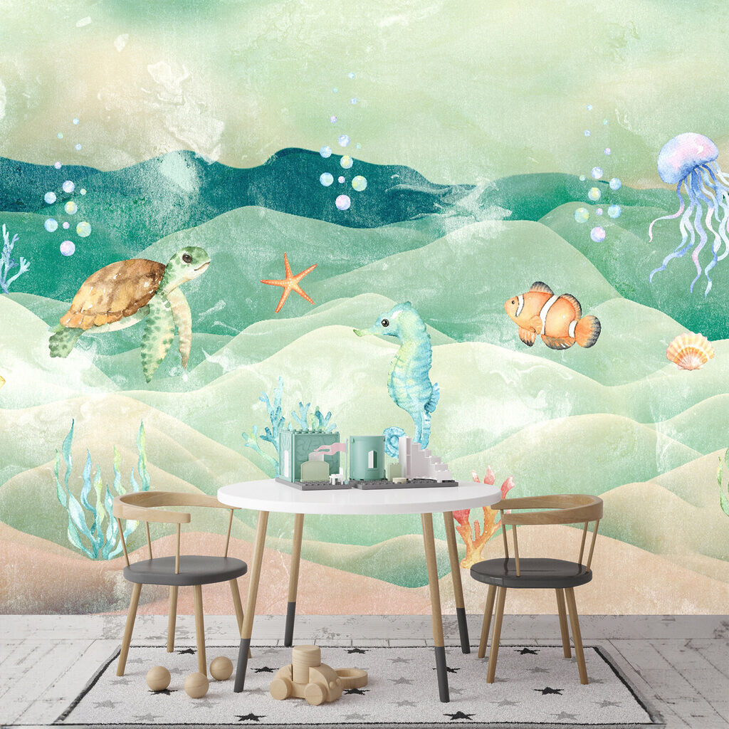 Zeeleven met zeepaardjes en zeewier — interieur 3