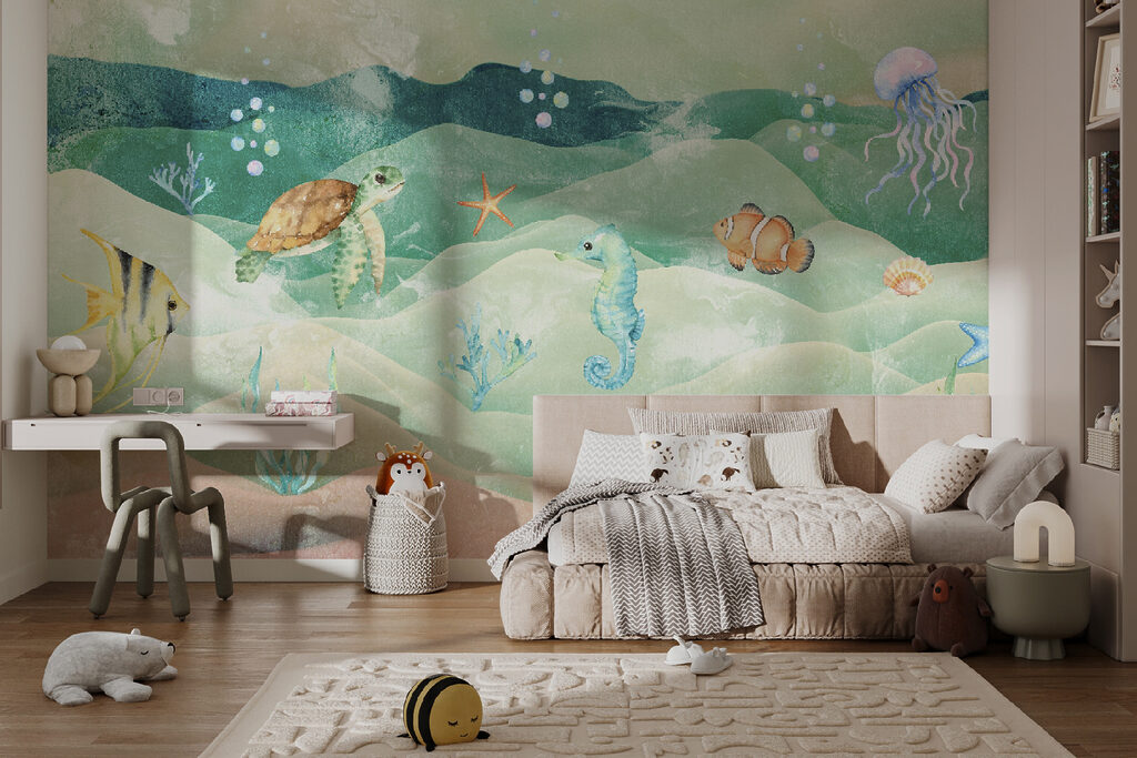 Zeeleven met zeepaardjes en zeewier — interieur 2
