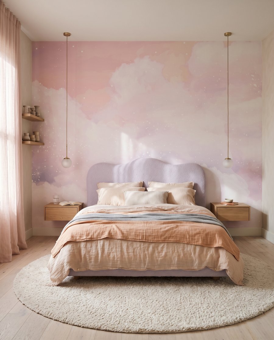 Roze wolken met sterren — interieur 2