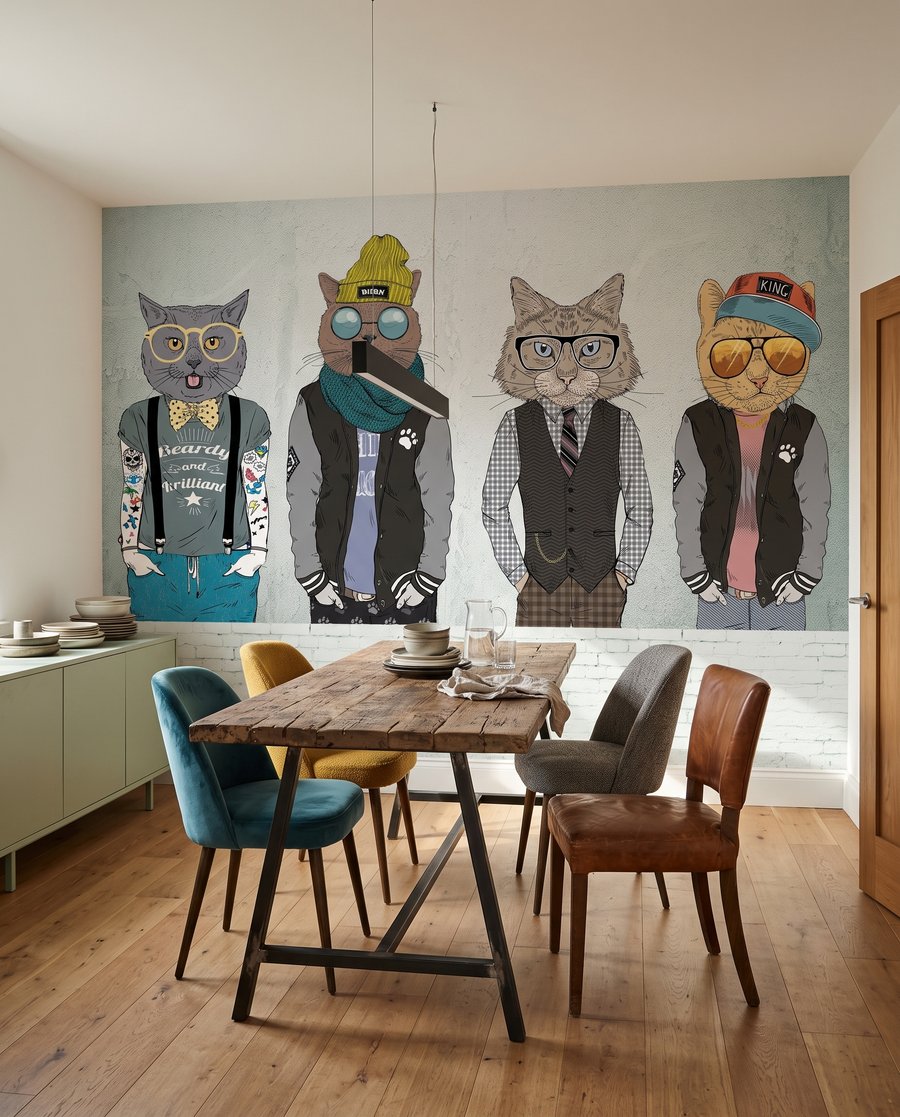 Dierenvrienden dragen hoedjes — interieur 5