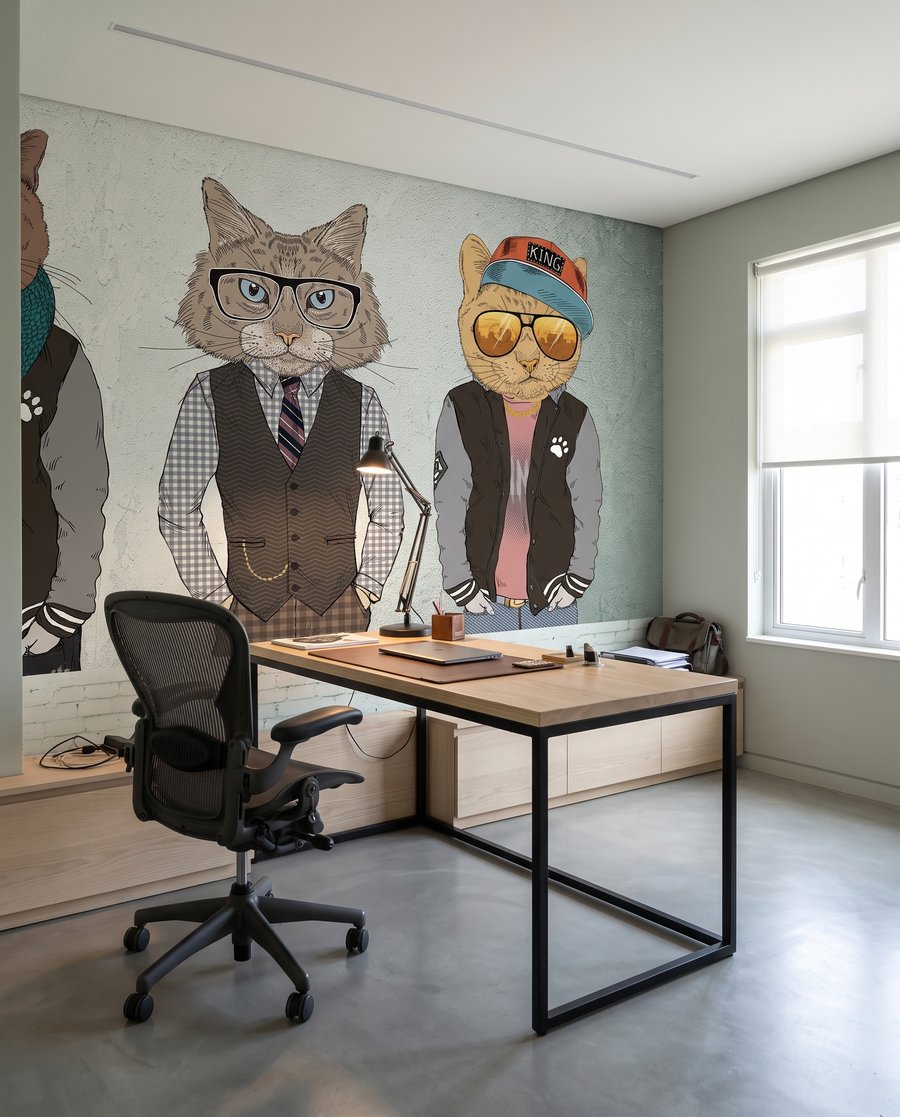 Dierenvrienden dragen hoedjes — interieur 6