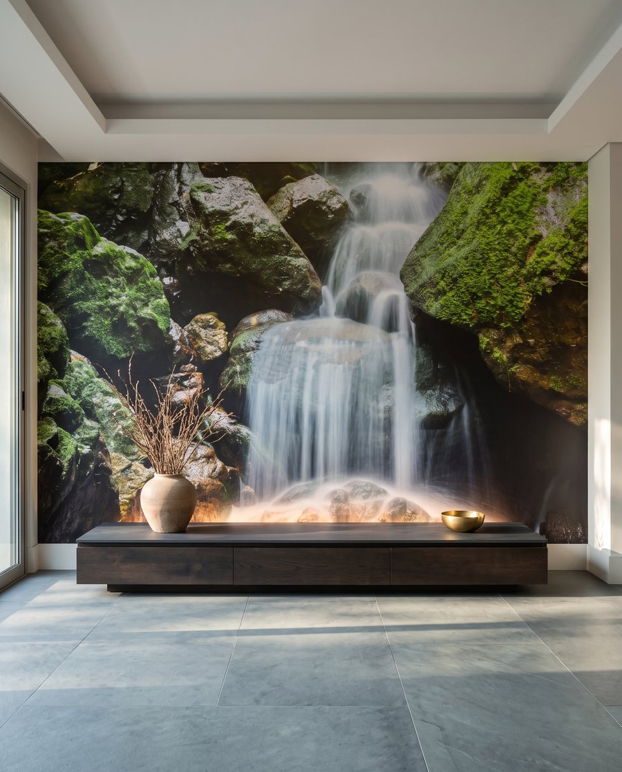 Beek in groene schaduw — interieur 4