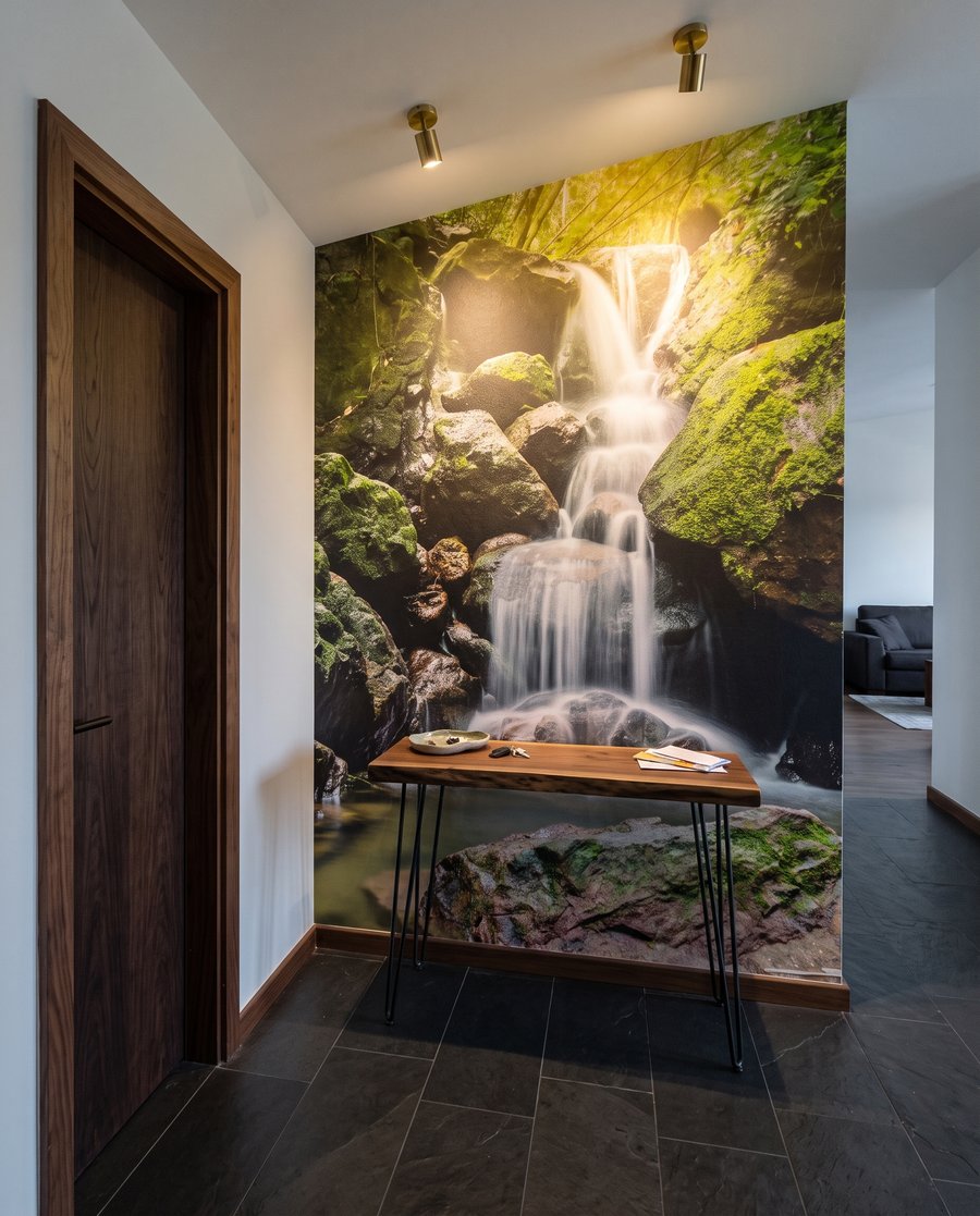 Beek in groene schaduw — interieur 5