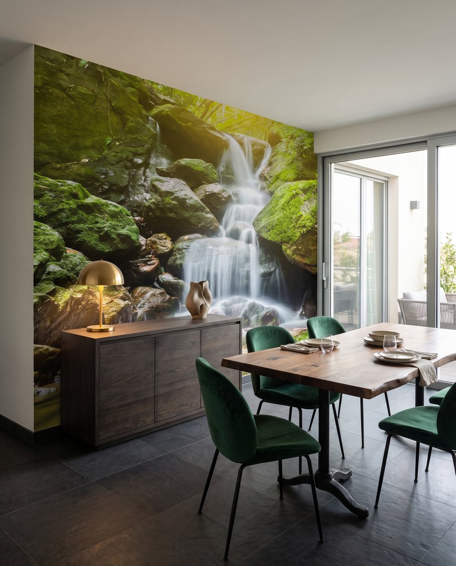 Beek in groene schaduw — interieur 7