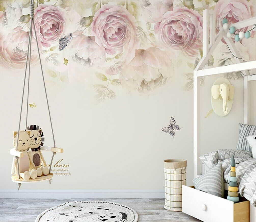 Rozen boven een vlinder — interieur 1